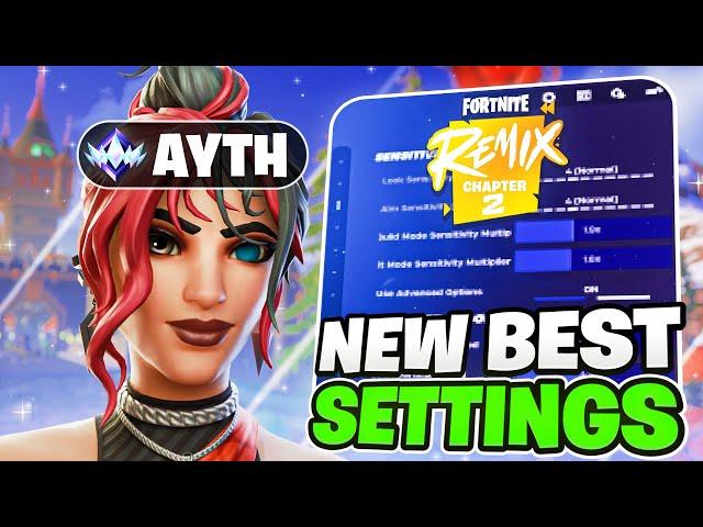 *NEW* BEST Controller Settings For Fortnite Chapter 2 REMIX! (PS4/PS5/XBOX/PC)