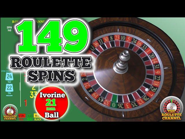 Day 2: 149 Roulette Wheel Spins - Both Directions - Green Scoreboard - Part 1/2 of 300 Spins