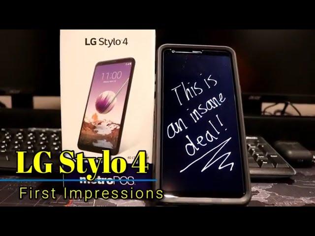 LG Stylo 4: First Impressions - Best deal in prepaid phones today!