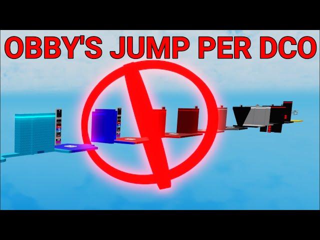 Obby's Jump Per Difficulty Chart Obby