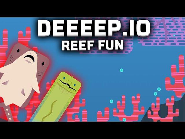 HAVING SOME FUN IN THE REEF!! | Deeeep.io gameplay