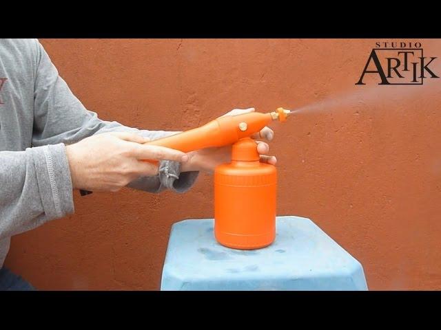 Manual glazing sprayer for ceramics