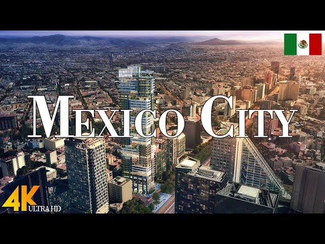 Mexico City 4K drone view • Amazing Aerial View Of Mexico City | Relaxation film with calming music