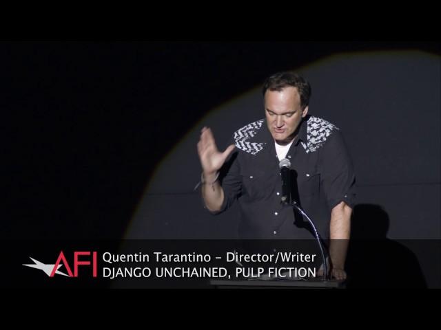 Quentin Tarantino introduces the Bruce Dern tribute reel at AFI FEST presented by Audi