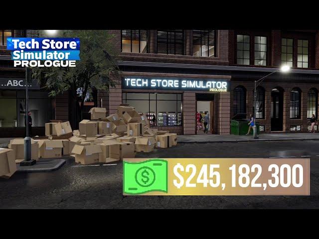 We Made $245,182,300 Selling Tech | Tech Store Simulator - Prologue