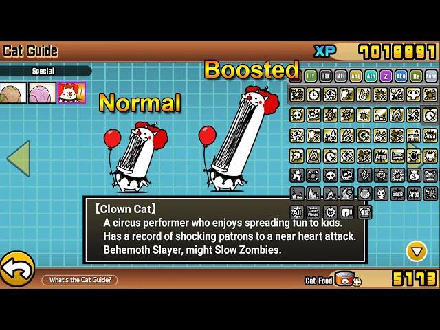 The Battle Cats - Clown Cat Boosted!