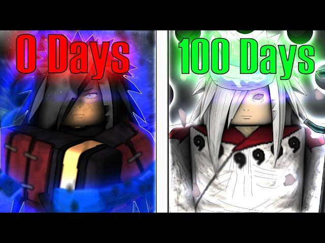 Spending 100 Days as Sage of Six Paths Madara in Shindo Life.. (Roblox)