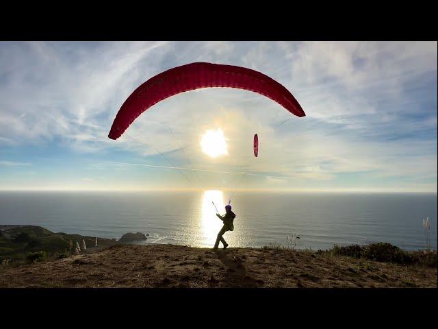 Mussel Rock Flyday Paragliding : Oct/11/ 2024 Perfect wind day .