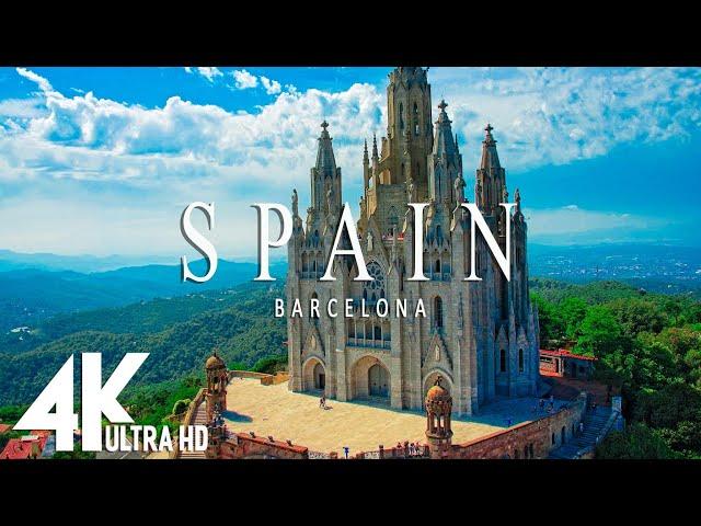 FLYING OVER SPAIN ( 4K UHD ) - Relaxing Music Along With Beautiful Nature Videos 4K Video Ultra HD