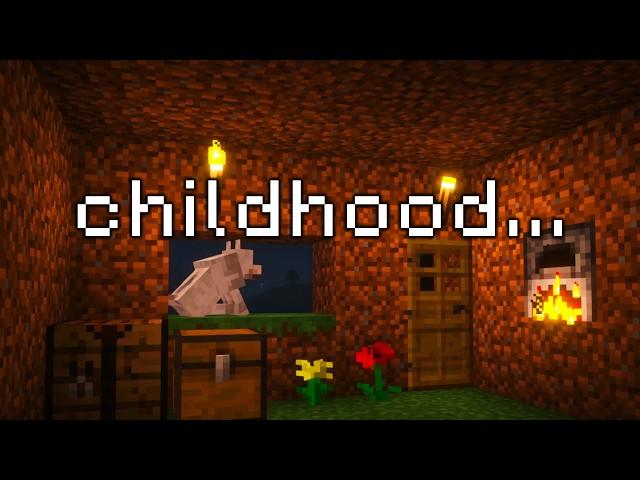 relive your childhood for a moment... (minecraft music, rainy night)