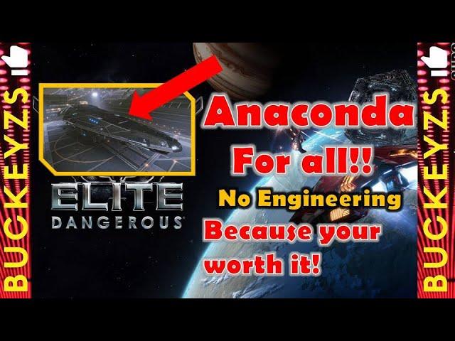 Elite Dangerous Anaconda for Beginners No Engineering Great for New Players