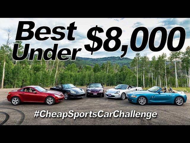 Top 5 Sports Cars Under $8,000 - Drag Race & Cheap Sports Car Showdown (Part 2) | Everyday Driver