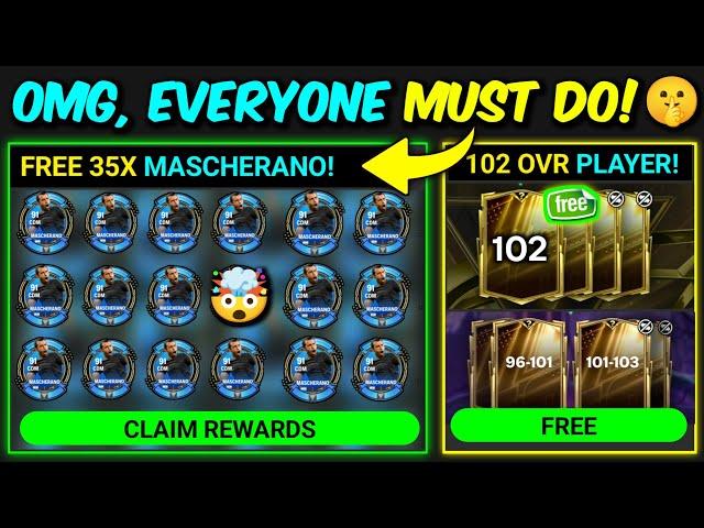 FREE 102 OVR Player & 35X MASCHERANO in FC Mobile [5 Tips] | Mr. Believer