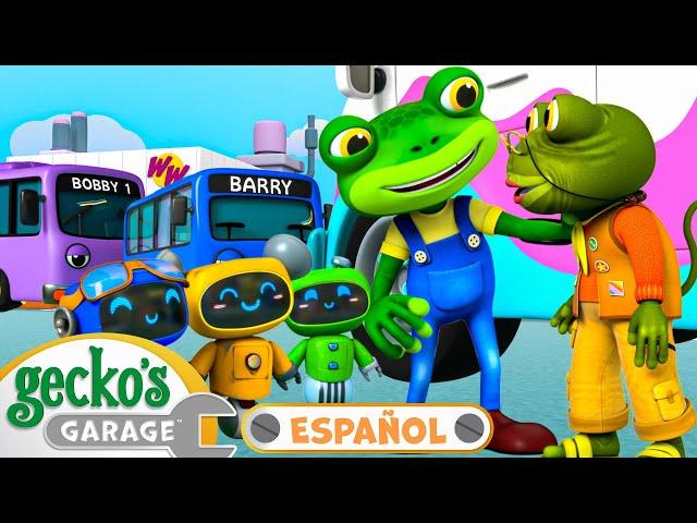 La Abuela Gecko al Rescate | Garaje de Gecko en Español | Dibujos animados