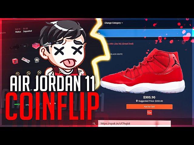 360$ COINFLIP AIR JORDAN 11 SNEAKER! SKINBET.GG - EPISODE 138