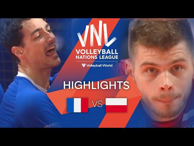  FRA vs.  POL - Highlights Week 1 | Men's VNL 2022