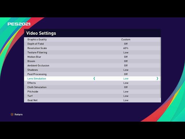 BEST Settings - Lag Fix | PES 2021