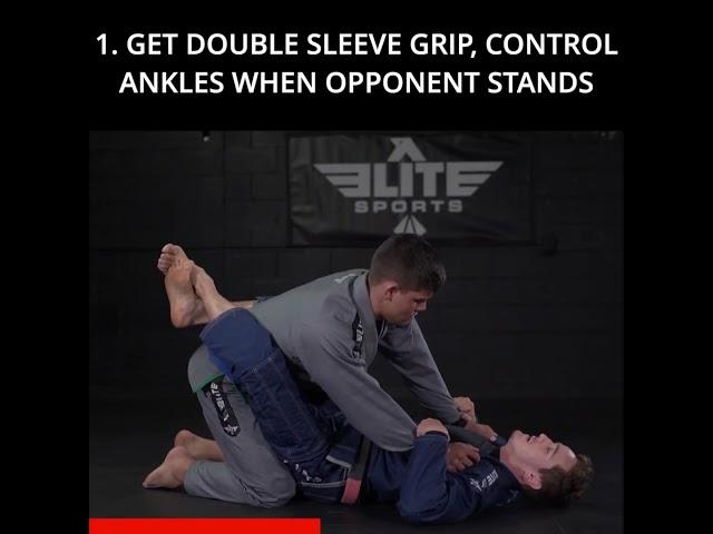 BJJ Close Guard Double Ankle Sweep #elitesports #bjj #jiujitsu #bjjlifestyle #bjjlife #teamelite