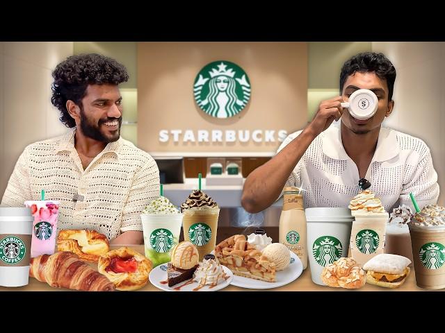 Finish Full Menu of Starbucks get 10,000