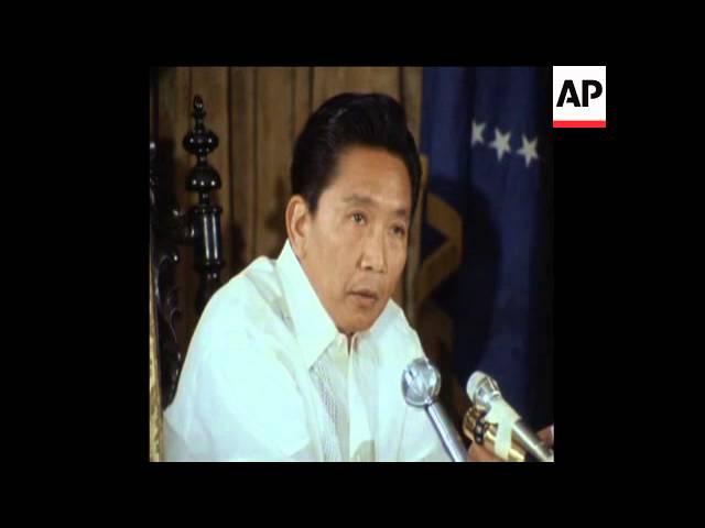 SYND 21-1-73 PRESIDENT MARCOS OF PHILIPPINES SPEAKS ON NEW REGIME