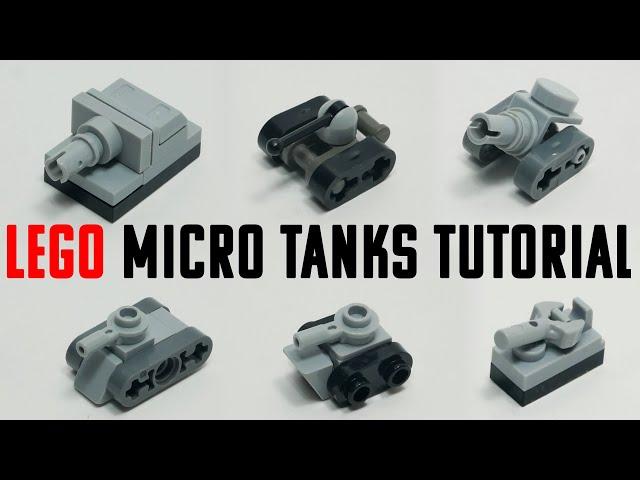 Lego Micro Tanks Tutorial - WIN ALL THESE TANKS!