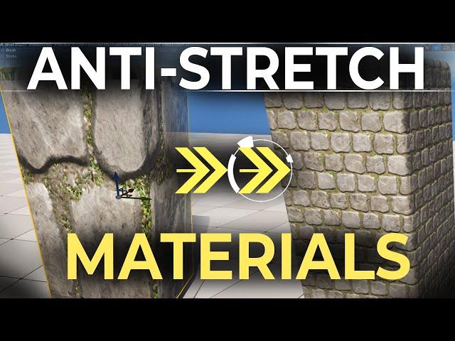 UE5: Anti-STRETCH Textures (World-Aligned Materials)