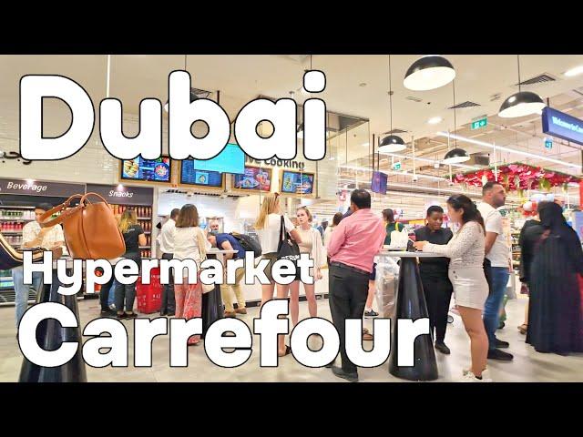 Dubai  Carrefour Supermarket Food Prices [4K] Walking Tour