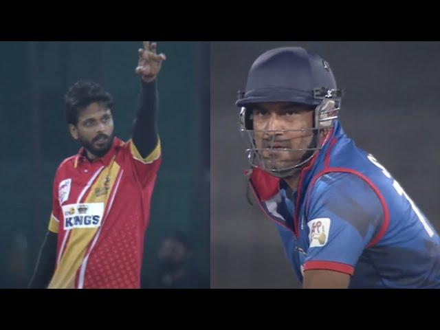 Aadarsh Balakrishna's strong reply to Sharad Kelkar after a huge six in his over | CCL