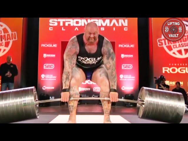 Hafthors OFFICIAL 501 kg Deadlift Attempt