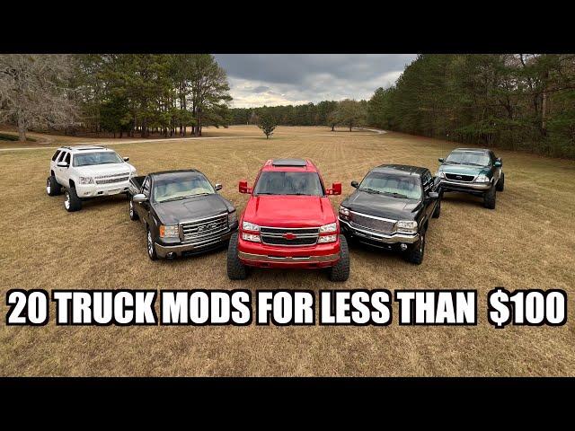 TOP 20 TRUCK MODS UNDER $100!