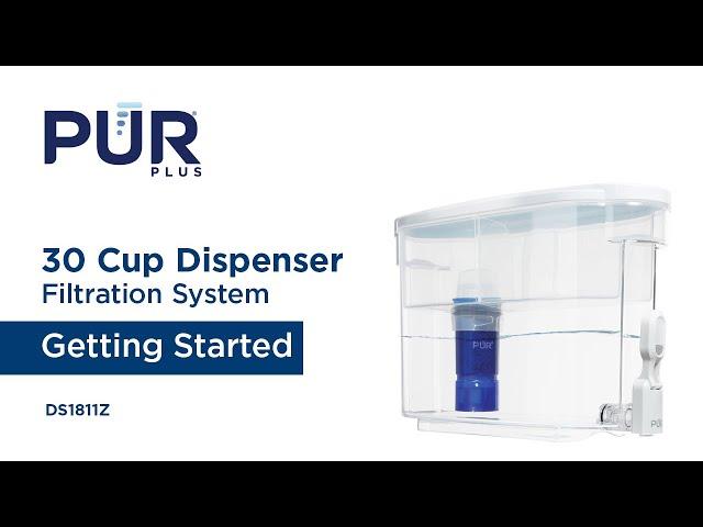 PUR PLUS 30 Cup Dispenser Filtration System DS1811Z - Getting Started