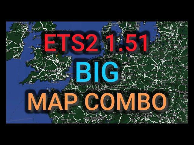 ETS2 1.51 Map Combo, JRR Map, Promods 2.71, Rus Map 2.51 And More.