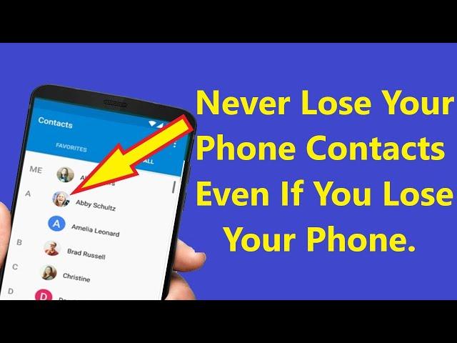 How to Backup Phone Contacts to Google Account