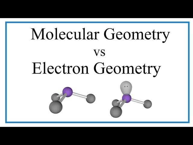 Electron Geometry vs Molecular Geometry: Explanation & Examples