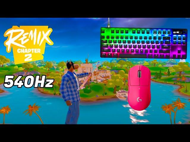 SteelSeries Apex Pro TKL ASMR  Solo Gameplay  Satisfying Keyboard Fortnite 360 FPS 4K