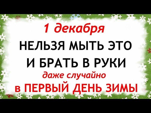 1 декабря День Платона и Романа. Что нельзя делать 1 декабря. Народные Приметы и Традиции Дня.