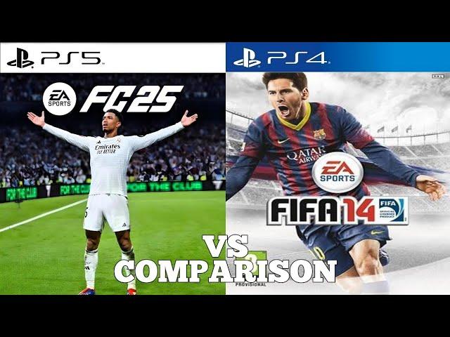 EA FC 25 PS5 Vs FIFA 14 PS4