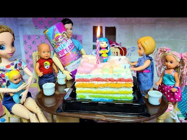 LOST BIRTHDAY DIANKA IN TEARS(Katya and Max funny family funny dolls Darinelka