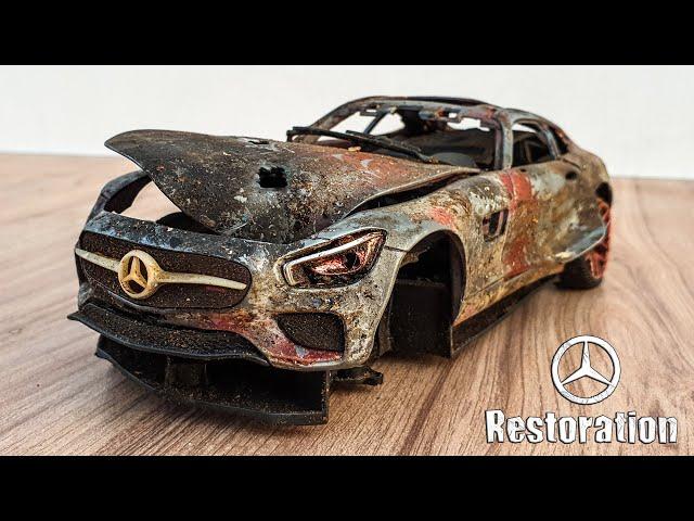 Destroyed MERCEDES Benz Amg GT - Incredible Restoration