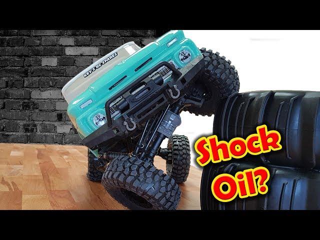 Traxxas Trx-4 Thinner Shock Oil Before VS After Epic Cheap Mod! RC CAR