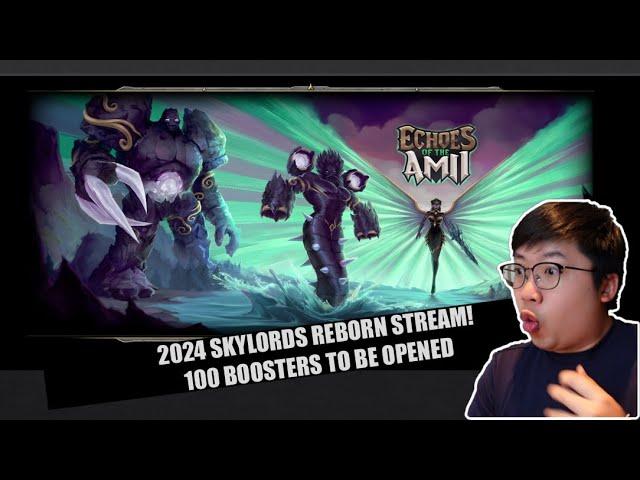 2024 SKYLORDS REBORN 100 BOOSTERS OPENING STREAM. Let's see if we can get some new cards