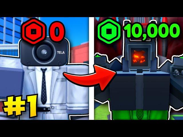 Noob To Pro With $10,000 Robux In Toilet Tower Defense.. Ep 1 (Roblox)