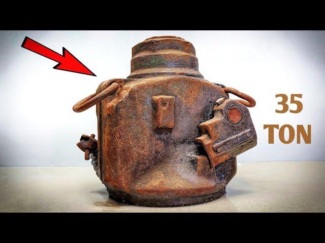 Leaky and Broken Vintage Heavy Civil Engineering Jack - Restoration