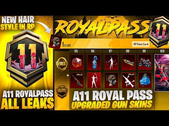 A11 Royal Pass 1 To 100 RP Rewards | M16A4 Upgradable Skin | Mythic Outfit |PUBGM