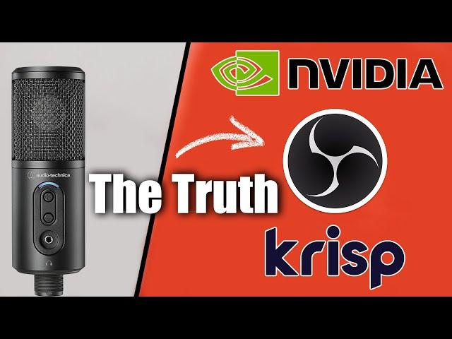 ️ Comparing the BEST AI Noise Suppression for Streaming/YouTube in 2024 (Krisp VS Nvidia VS OBS)