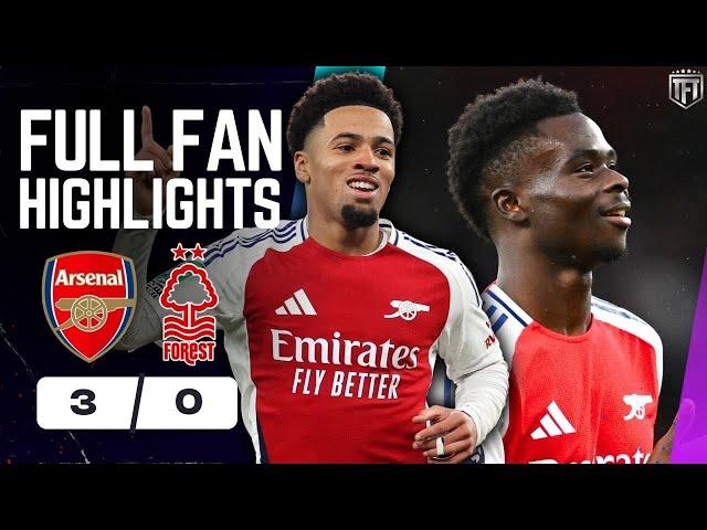 Saka's WONDERGOAL Helps Arsenal SMASH Forest! Arsenal 3-0 Nottingham Forest Highlights