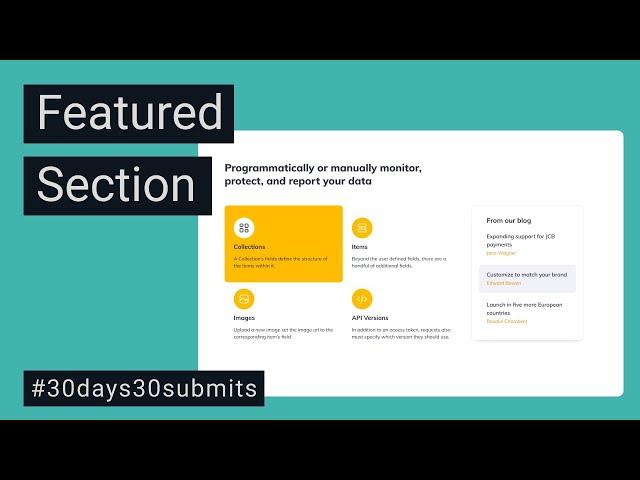 HTML & CSS Featured Section | Figma Design to HTML