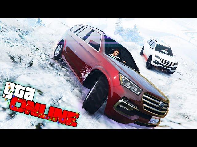 НОВОГОДНИЕ ГОНКИ ПО СНЕЖНЫМ ГОРАМ В GTA 5 ONLINE! (ГОНКИ, ДРИФТ, ЭПИК)