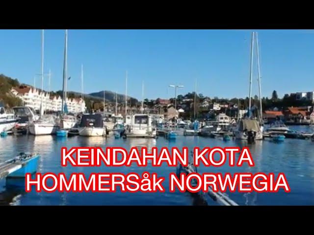 INDAH NYA LAUT DAN AIR TERJUN YG ADA DI KOTA HOMMERSÅK NORWEGIA