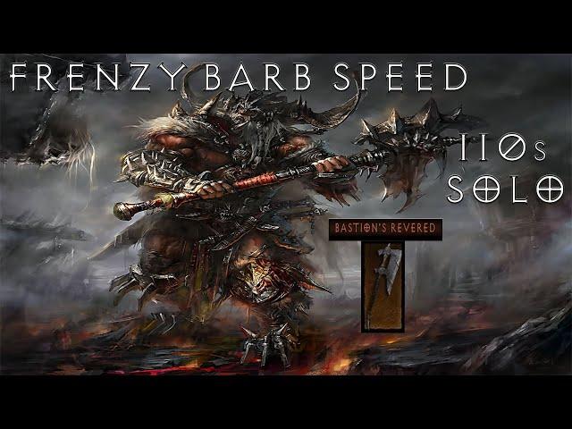 [D3 2.6.8] FRENZY BARB Speed 110's Solo